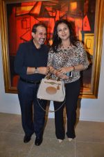 vikram sethi with poonam dhillon at Paresh Maity art event in ICIA on 22nd March 2012.JPG